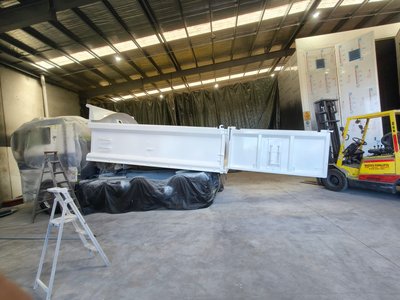 Dog Trailer Truck Body